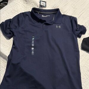 Under Armour Dark Blue Polo Shirt